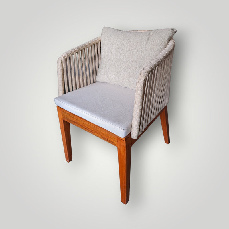 MGY-50 Dining Chair in Wood and Braided Ropes