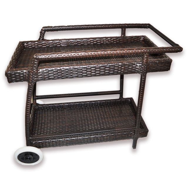 ESR100-A Rattan and Aluminum Trolley for Outdoor